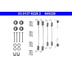 Priedų komplektas, stabdžių trinkelės ATE 03.0137-9228.2