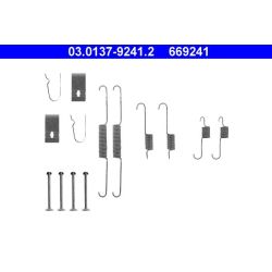 Priedų komplektas, stabdžių trinkelės ATE 03.0137-9241.2