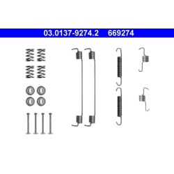 Priedų komplektas, stabdžių trinkelės ATE 03.0137-9274.2