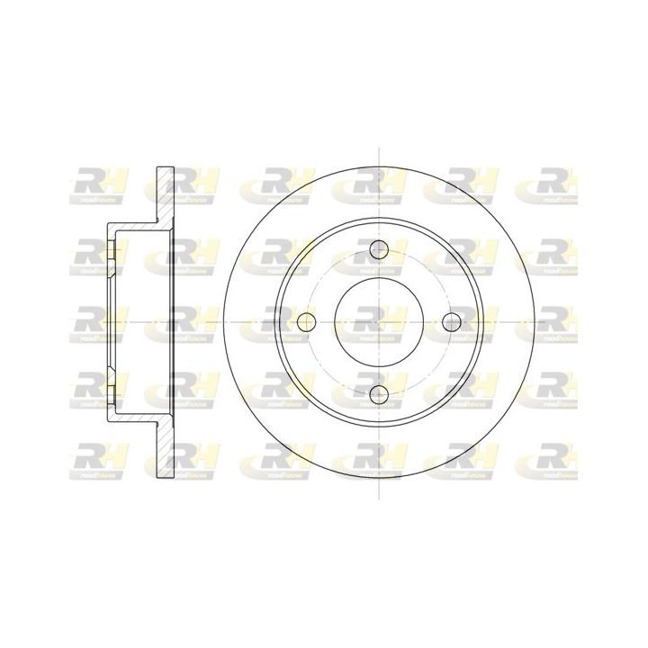 Stabdžių diskas ROADHOUSE 6012.00