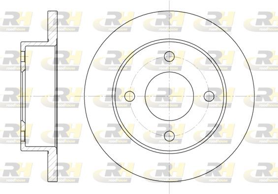 Stabdžių diskas ROADHOUSE 6012.00