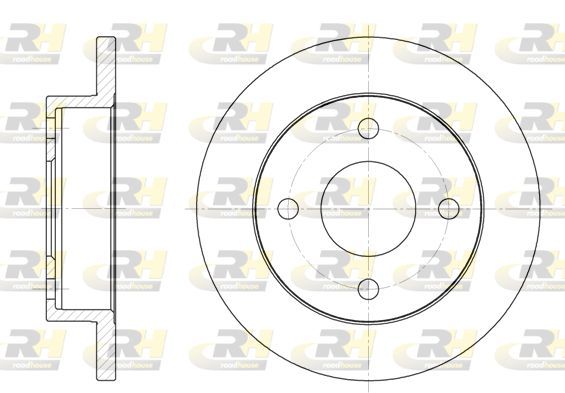 Stabdžių diskas ROADHOUSE 6013.00