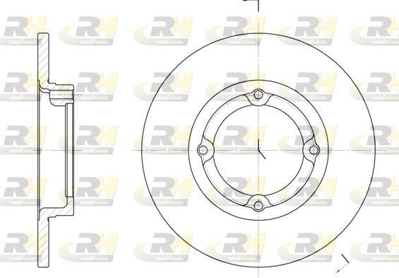 Stabdžių diskas ROADHOUSE 6014.00
