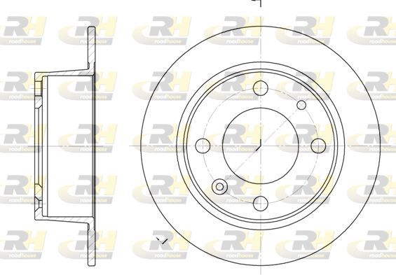 Stabdžių diskas ROADHOUSE 6021.00