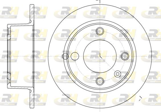 Stabdžių diskas ROADHOUSE 6023.00