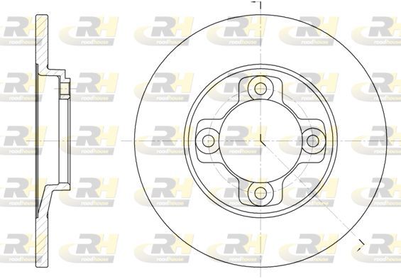 Stabdžių diskas ROADHOUSE 6031.00