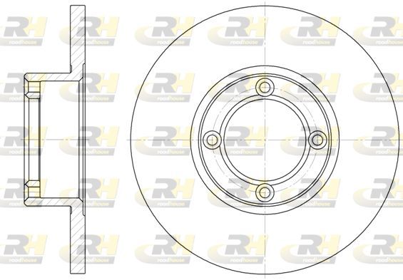 Stabdžių diskas ROADHOUSE 6037.00