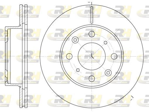 Stabdžių diskas ROADHOUSE 6038.10