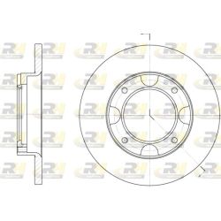 Stabdžių diskas ROADHOUSE 6039.00
