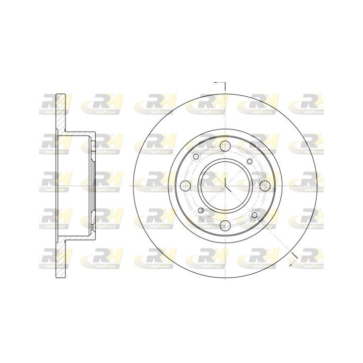 Stabdžių diskas ROADHOUSE 6041.00