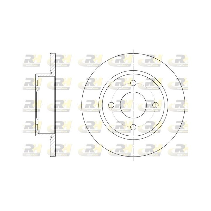 Stabdžių diskas ROADHOUSE 6047.00