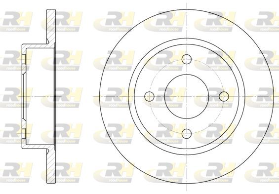 Stabdžių diskas ROADHOUSE 6047.00