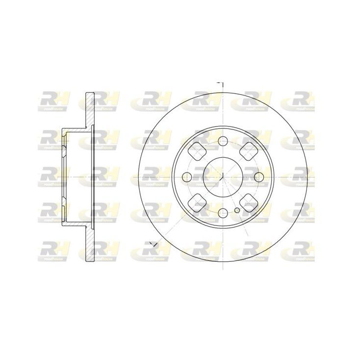 Stabdžių diskas ROADHOUSE 6054.00