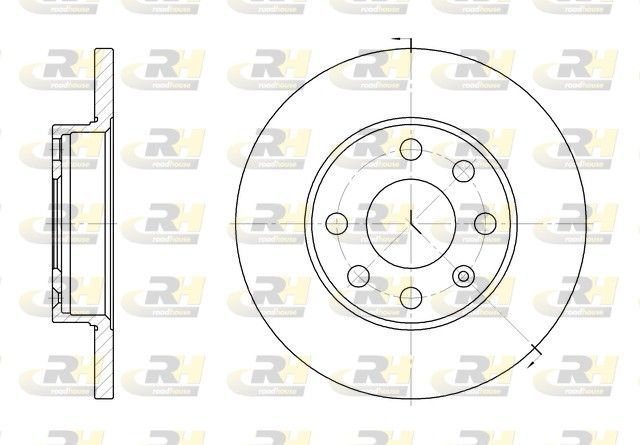 Stabdžių diskas ROADHOUSE 6059.00