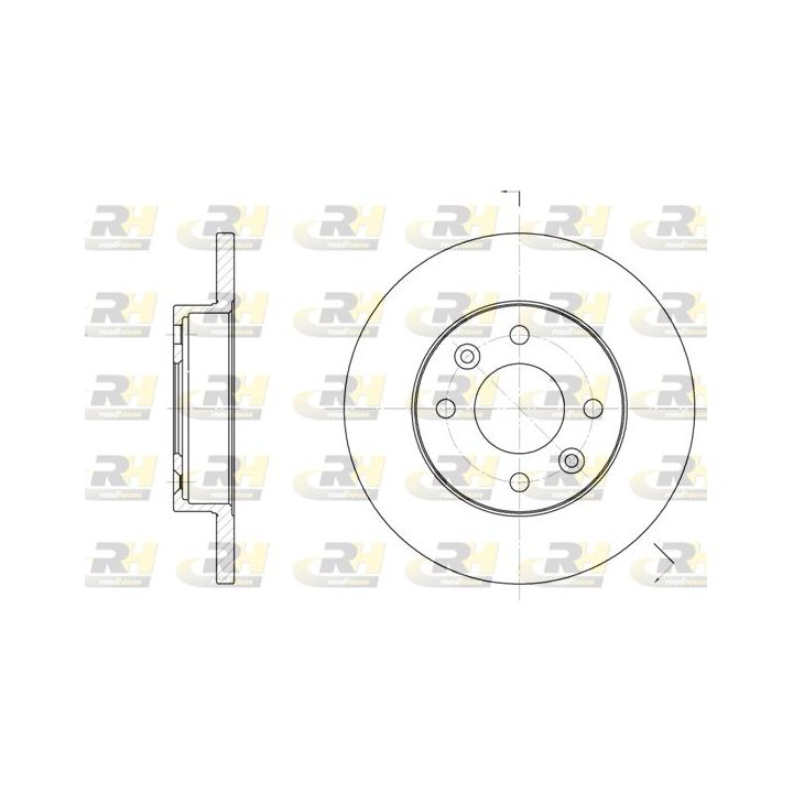 Stabdžių diskas ROADHOUSE 6067.00