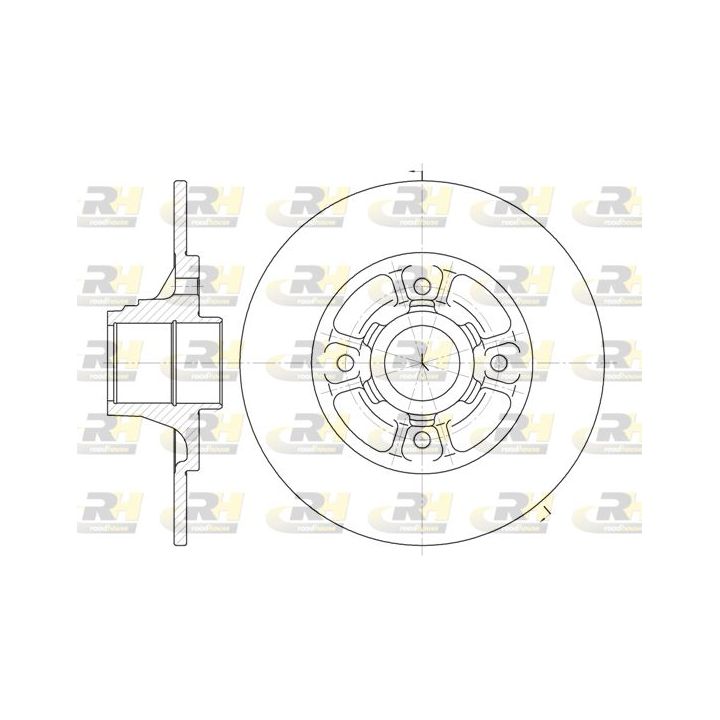 Stabdžių diskas ROADHOUSE 6073.00