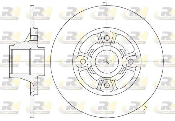 Stabdžių diskas ROADHOUSE 6073.00
