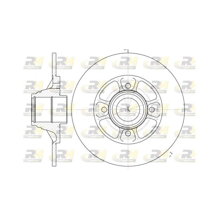 Stabdžių diskas ROADHOUSE 6075.00