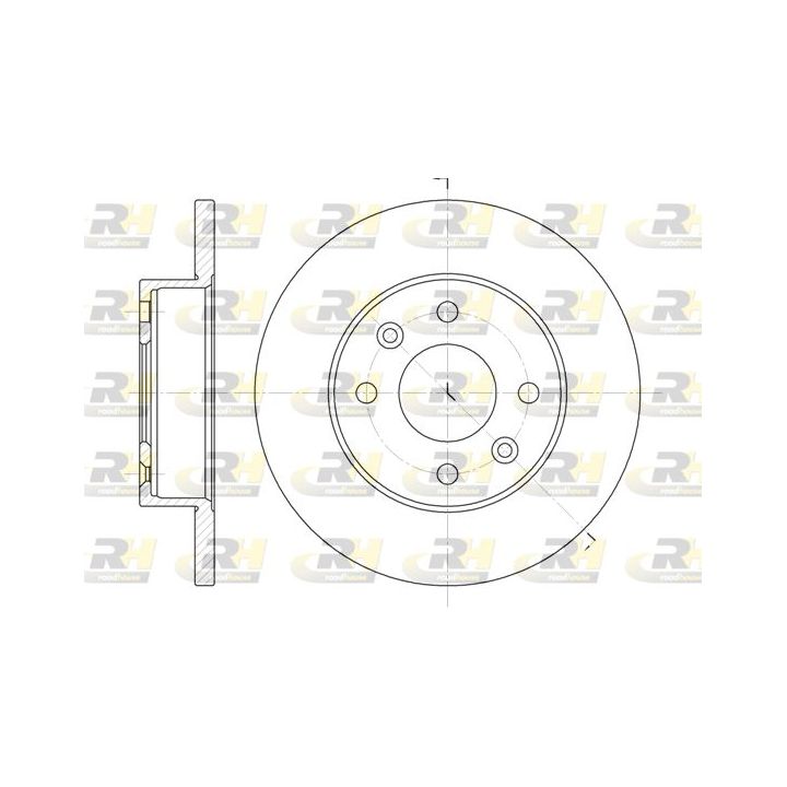 Stabdžių diskas ROADHOUSE 6077.00