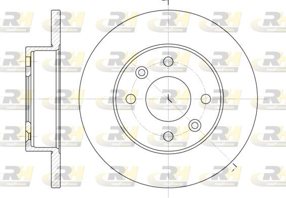 Stabdžių diskas ROADHOUSE 6077.00