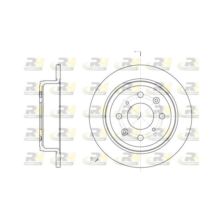 Stabdžių diskas ROADHOUSE 6083.00