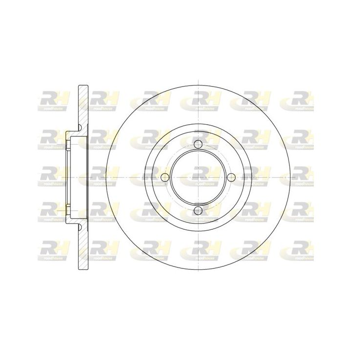 Stabdžių diskas ROADHOUSE 6091.00