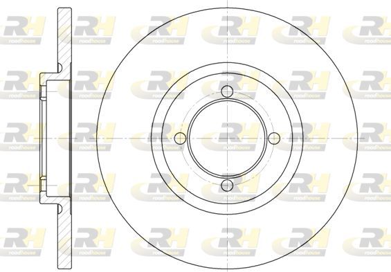 Stabdžių diskas ROADHOUSE 6091.00