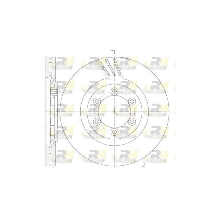 Stabdžių diskas ROADHOUSE 61000.10