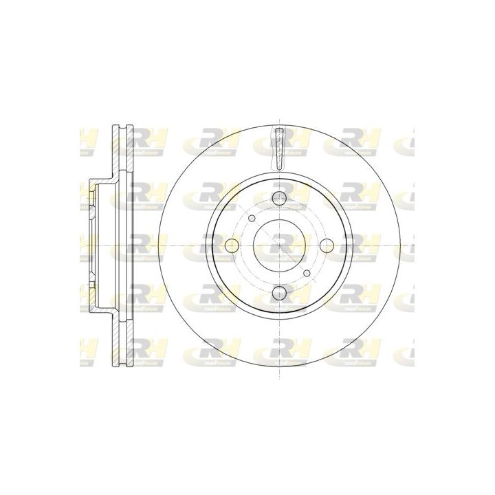 Stabdžių diskas ROADHOUSE 61005.10