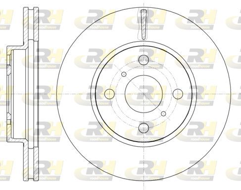 Stabdžių diskas ROADHOUSE 61005.10