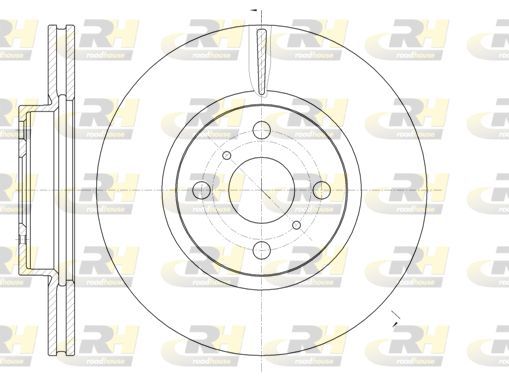 Stabdžių diskas ROADHOUSE 61006.10