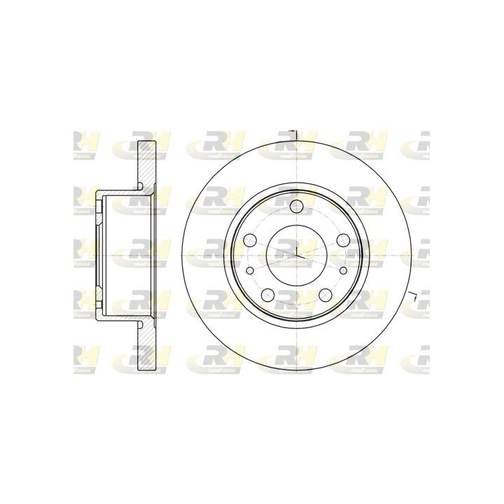 Stabdžių diskas ROADHOUSE 61007.00