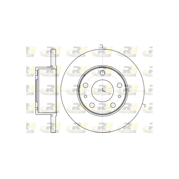 Stabdžių diskas ROADHOUSE 61008.00