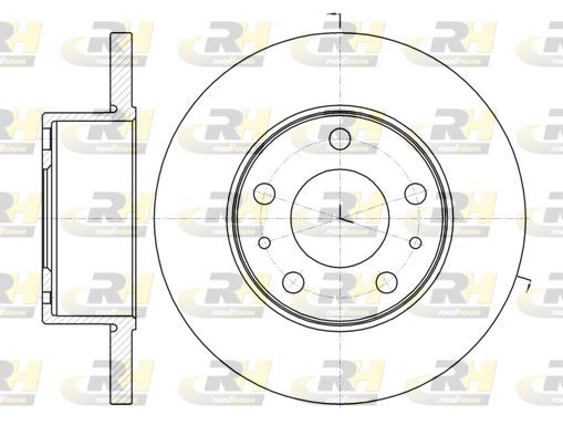 Stabdžių diskas ROADHOUSE 61008.00