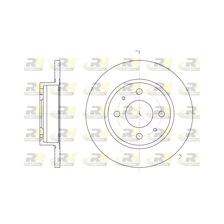 Stabdžių diskas ROADHOUSE 6101.00