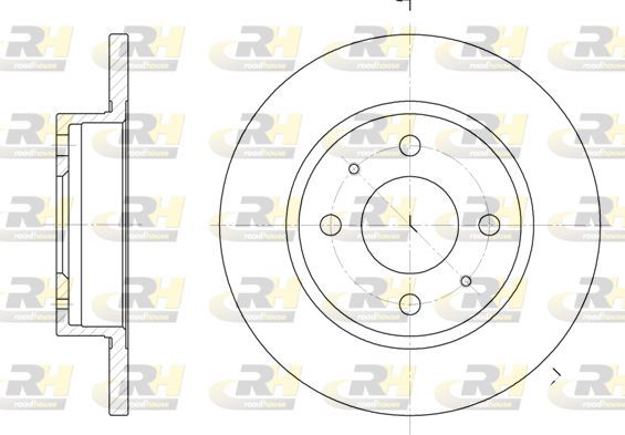 Stabdžių diskas ROADHOUSE 6101.00
