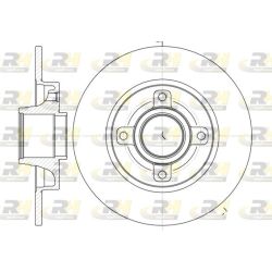 Stabdžių diskas ROADHOUSE 61014.00