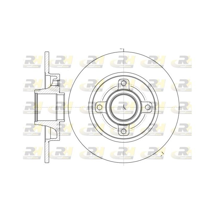 Stabdžių diskas ROADHOUSE 61014.00