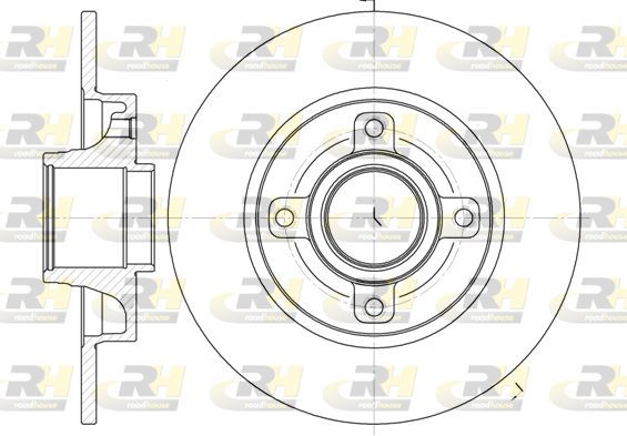 Stabdžių diskas ROADHOUSE 61014.00