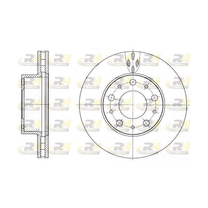 Stabdžių diskas ROADHOUSE 61015.10