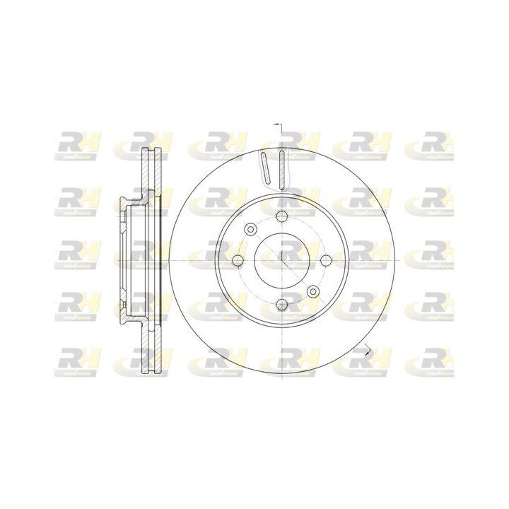 Stabdžių diskas ROADHOUSE 61023.10