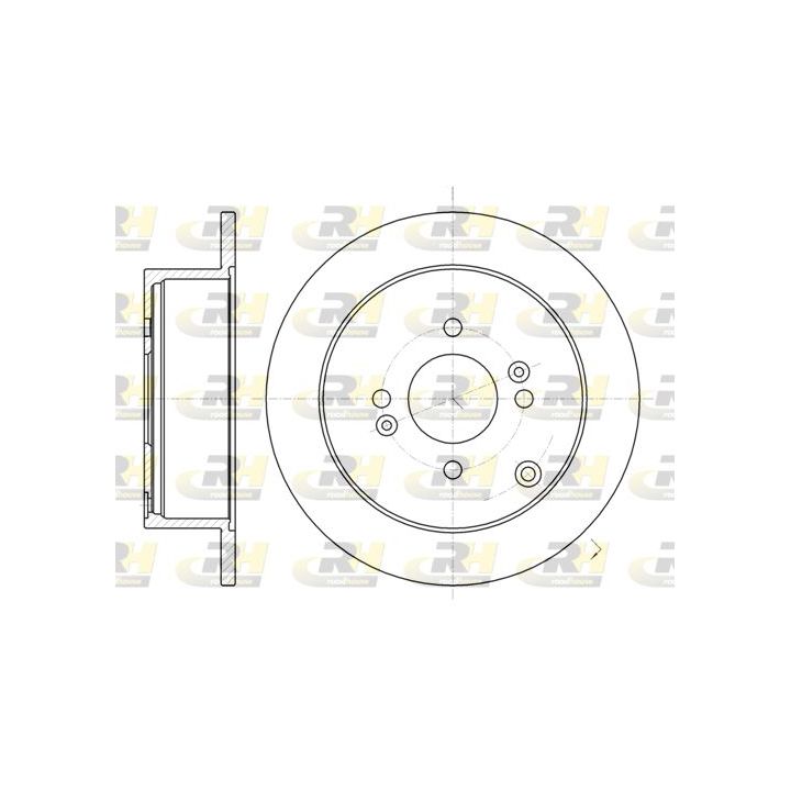 Stabdžių diskas ROADHOUSE 61024.00