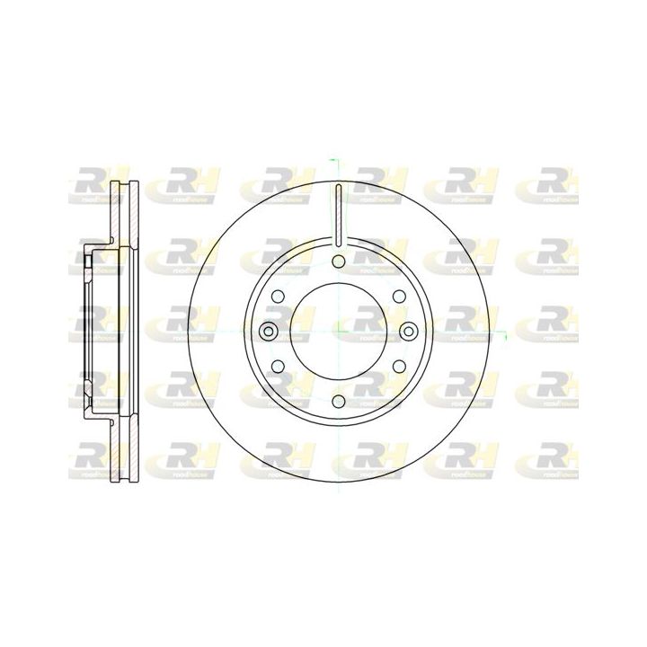 Stabdžių diskas ROADHOUSE 61026.10