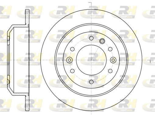 Stabdžių diskas ROADHOUSE 61027.00