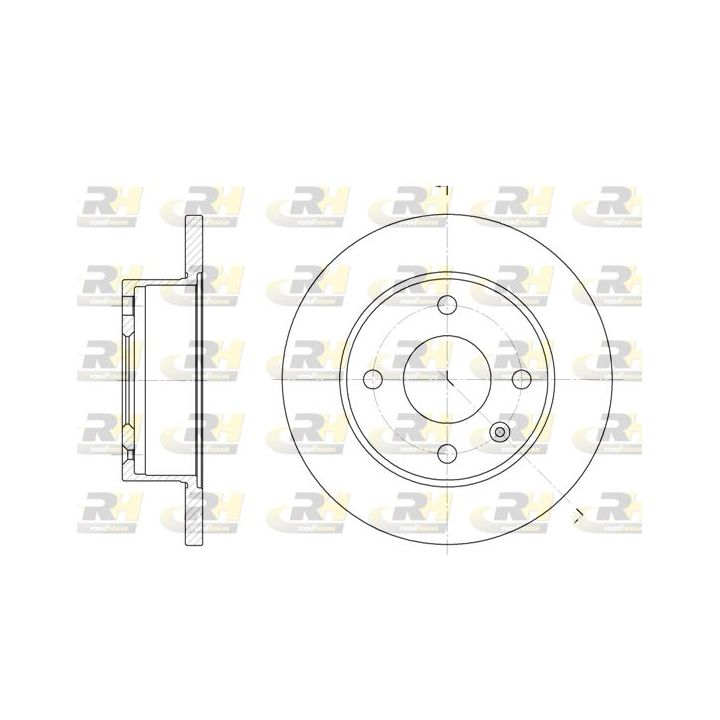Stabdžių diskas ROADHOUSE 6103.00