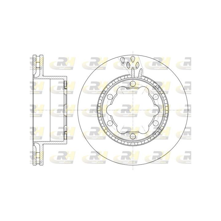 Stabdžių diskas ROADHOUSE 61036.10