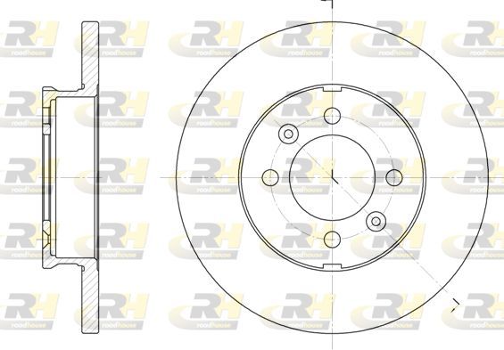 Stabdžių diskas ROADHOUSE 6104.00