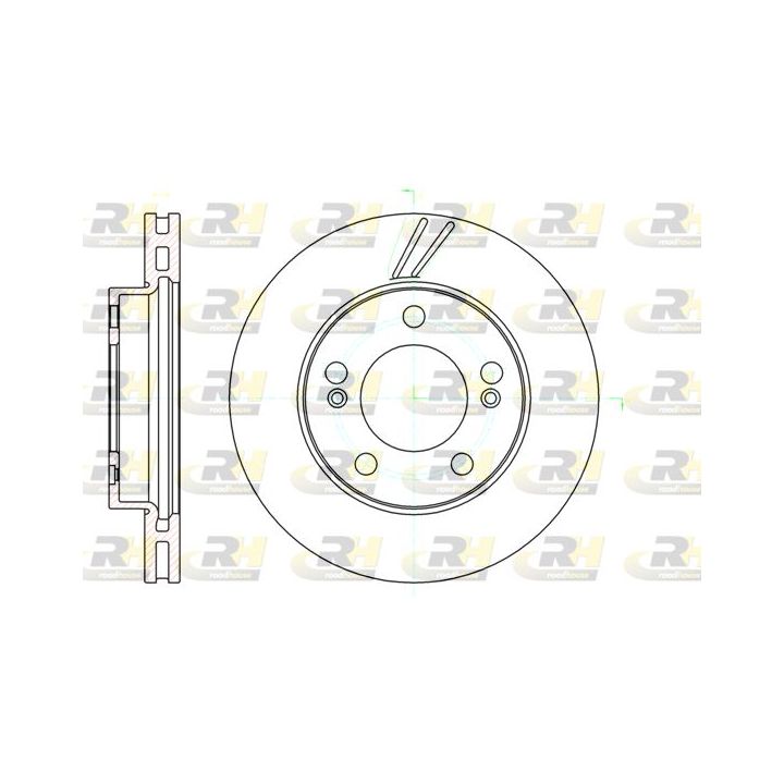 Stabdžių diskas ROADHOUSE 61040.10