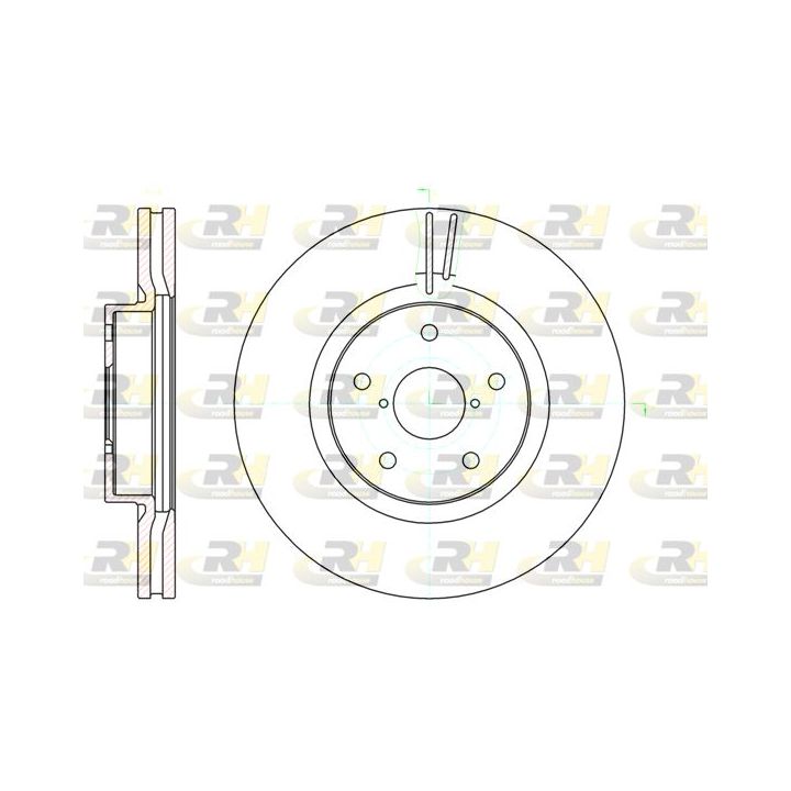 Stabdžių diskas ROADHOUSE 61041.10