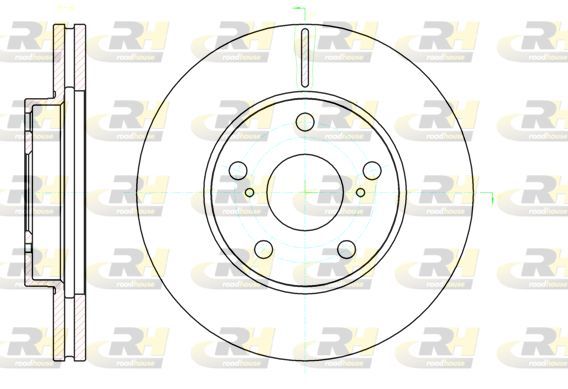 Stabdžių diskas ROADHOUSE 61043.10
